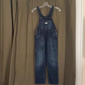 Girl denim overalls